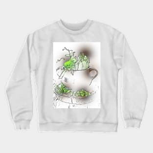 Delicate green peas Crewneck Sweatshirt